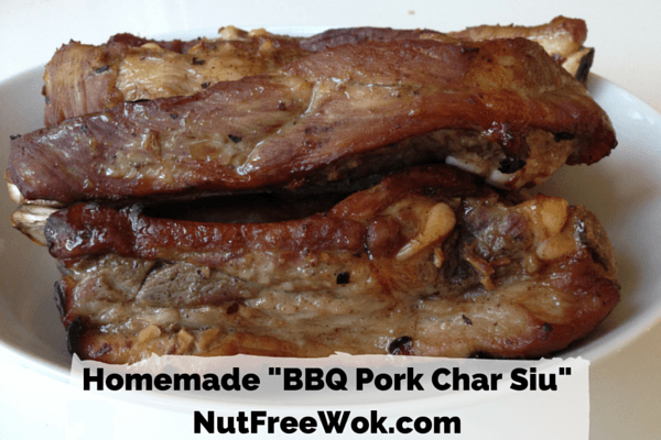 Homemade BBQ Pork Charsiu recipe NutFreeWok.com