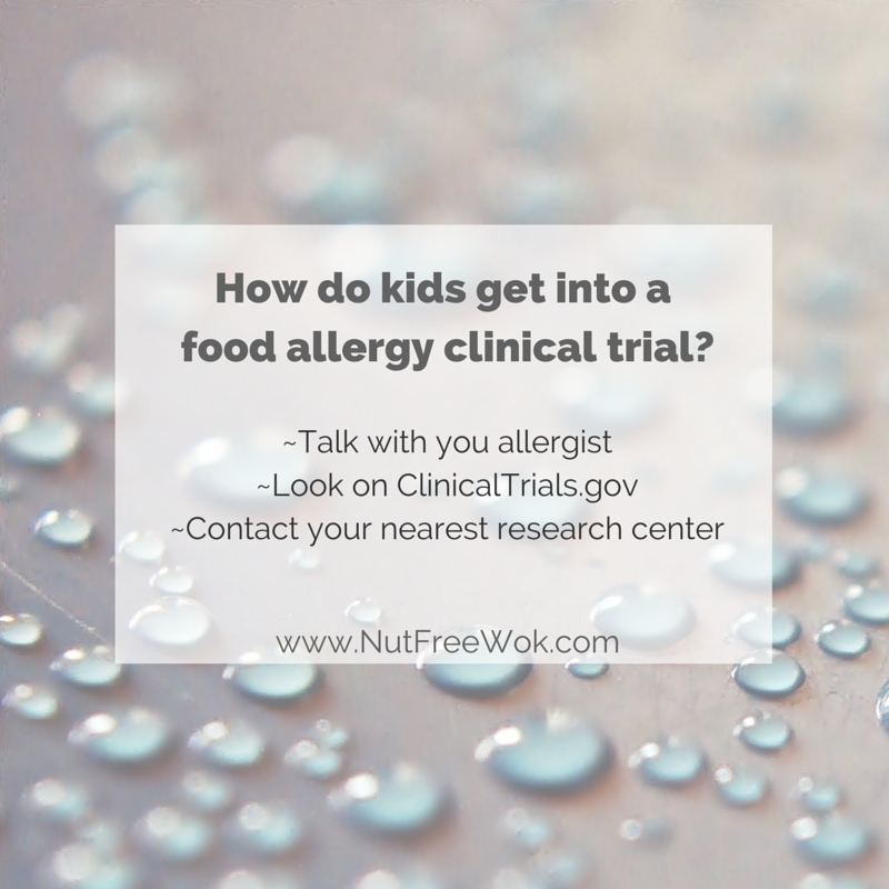 How Do Kids Get Into a Food Allergy Clinical Trial?