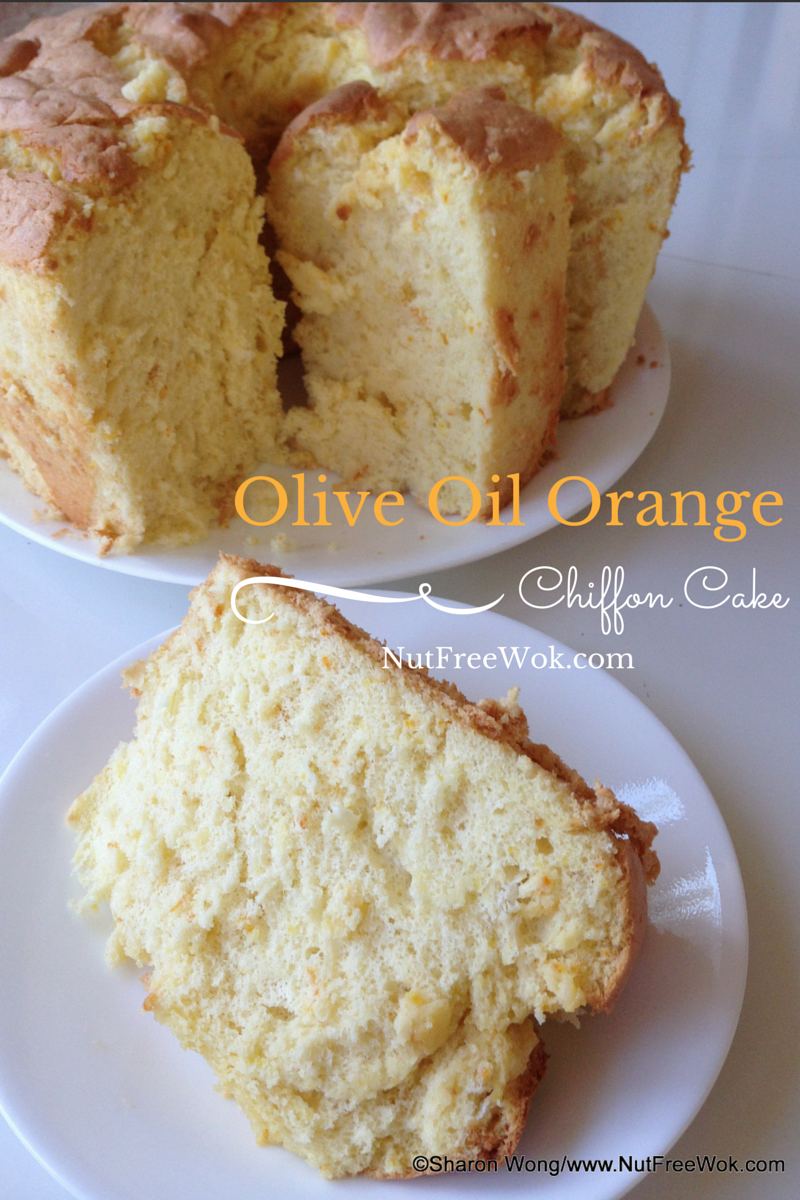 Olive Oil Orange Chiffon Cake Recipe