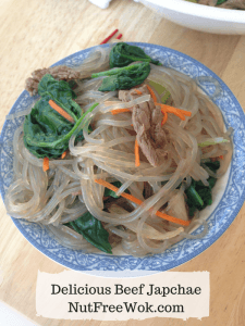 Delicious Beef Jap ChaeNutFreeWok.com coconut amino