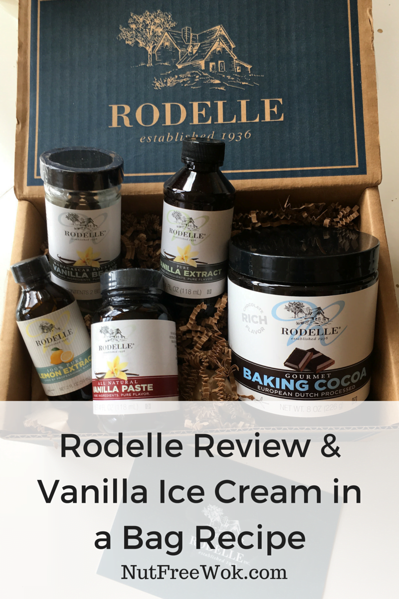 Rodelle Review & Vanilla Ice Cream in a Bag Recipe