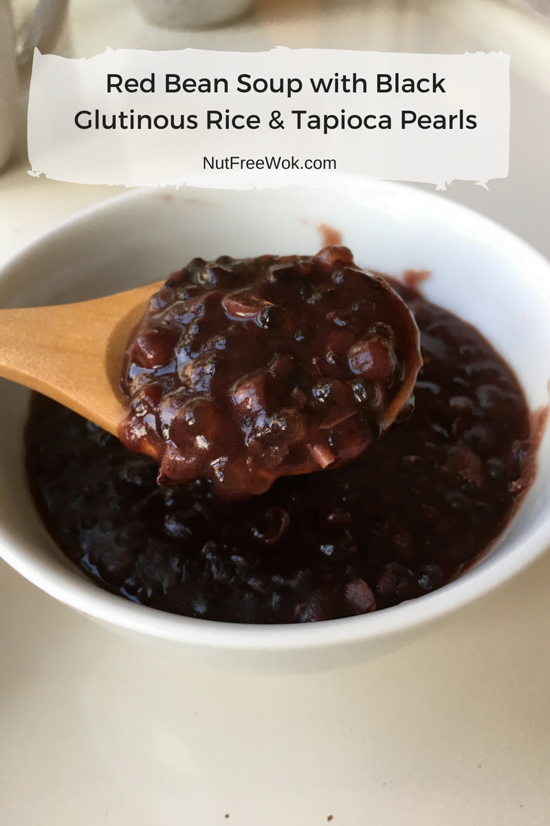Delicious Red Bean Soup With Black Glutinous Rice Dessert Nut Free Wok,Nyjer Seed Feeder
