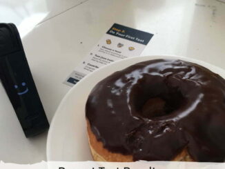 Chocolate donut nima peanut test result :)